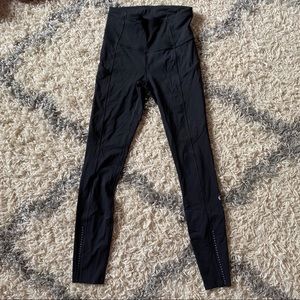 lululemon athletica fast & free tight, black sz 2